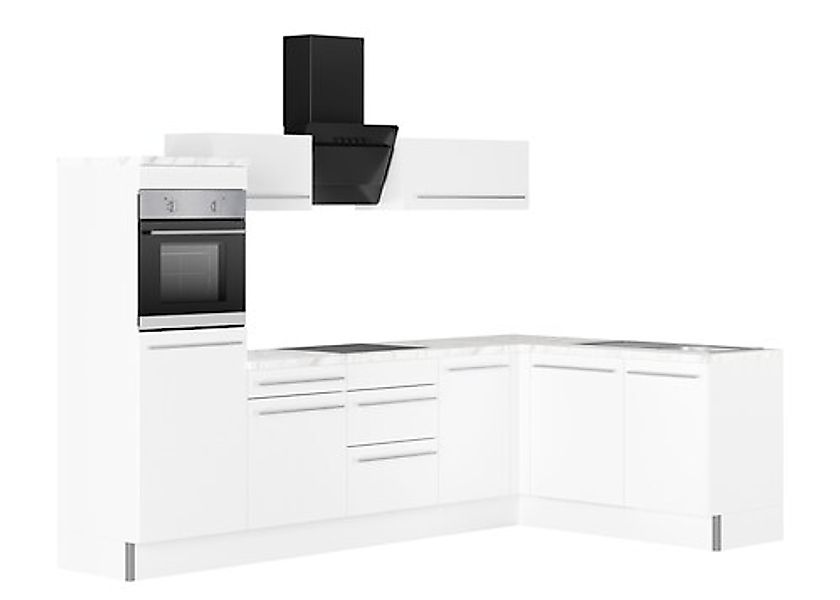 KOCHSTATION Küche »KS-Bern2« Stellmaße 295 x 175 cm, wahlweise mit E-Geräte günstig online kaufen