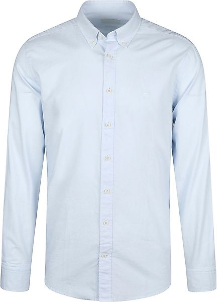 Hackett Hemd Garment Dyed Oxford Blau - Größe M günstig online kaufen