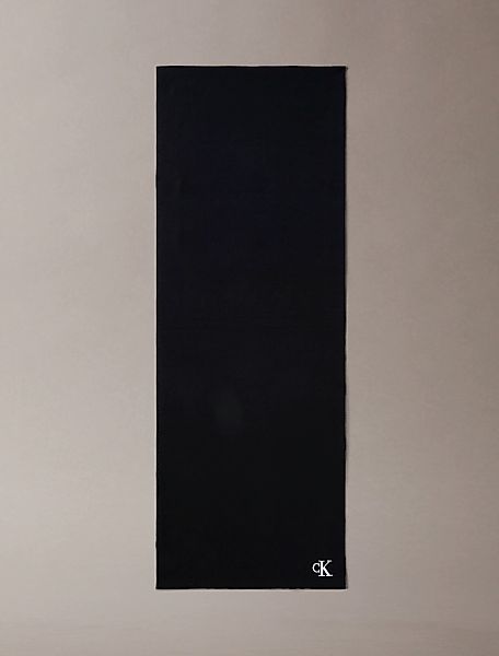 Calvin Klein Modetuch "CK FINE RIB SCARF" mit klassischem unifarbenen Desig günstig online kaufen