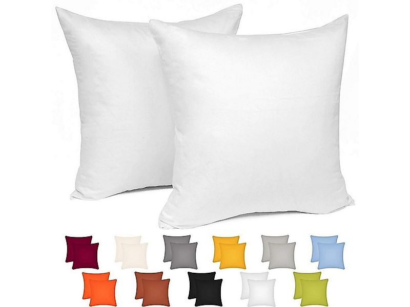 Woltu Kissenbezug, (2 Stück), Kissenhülle 100% Baumwolle mit Reissverschlus günstig online kaufen