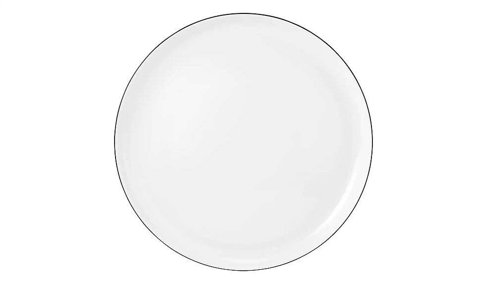 Seltmann Weiden Speiseteller  Lido Black Line ¦ weiß ¦ Porzellan ¦ Maße (cm günstig online kaufen