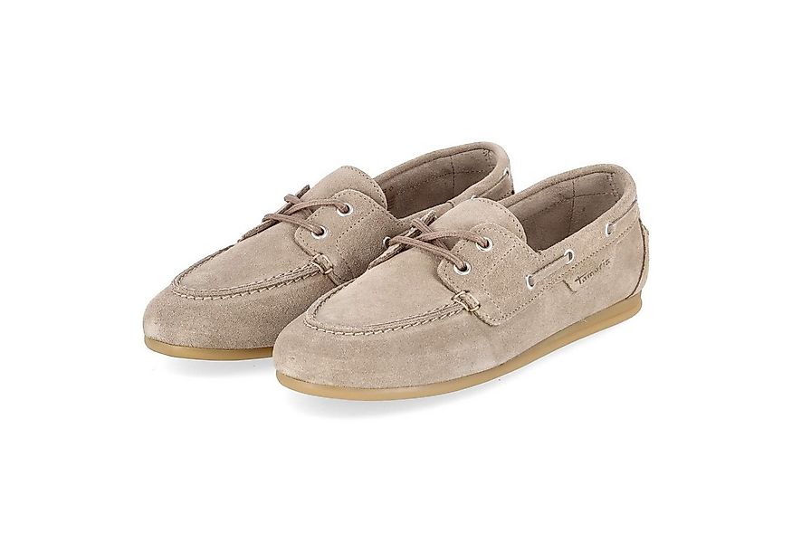 Tamaris Tamaris 1-23602-44-341 Damen Rauleder taupe Schnürschuh günstig online kaufen