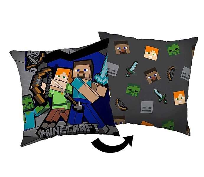 Minecraft Dekokissen Kopfkissen (1 Stück) mit günstig online kaufen