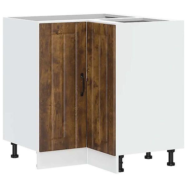 vidaXL Küchen-Eckunterschrank Lucca Räuchereiche Holzwerkstoff 853752 günstig online kaufen