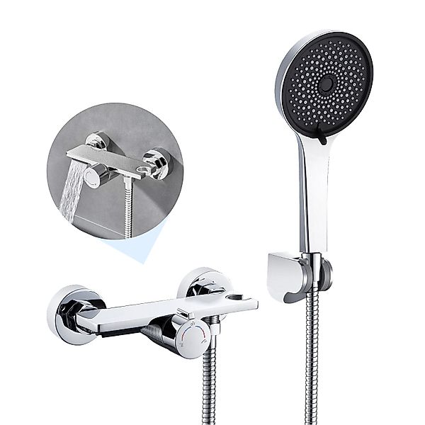 Auralum Max Duscharmatur Wasserfall Wasserhahn Badewannenarmatur günstig online kaufen