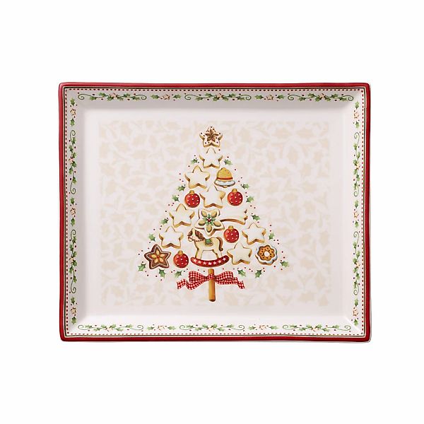 Villeroy & Boch Servierplatte "Gebäckplatte Winter Bakery Delight 27,5 x 23 günstig online kaufen