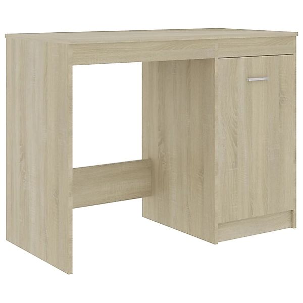 vidaXL Schreibtisch Sonoma-Eiche 100x50x76 cm Holzwerkstoff 801799 günstig online kaufen
