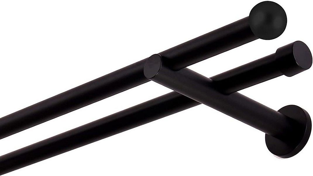 MDEKOR Gardinenstange, 2-läufig, kürzbar, Wandmontage, Gardinenstange Vorha günstig online kaufen