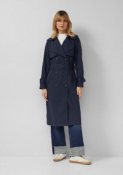 s.Oliver Trenchcoat Outdoor-Mantel Leichter Trenchcoat aus Tencel günstig online kaufen