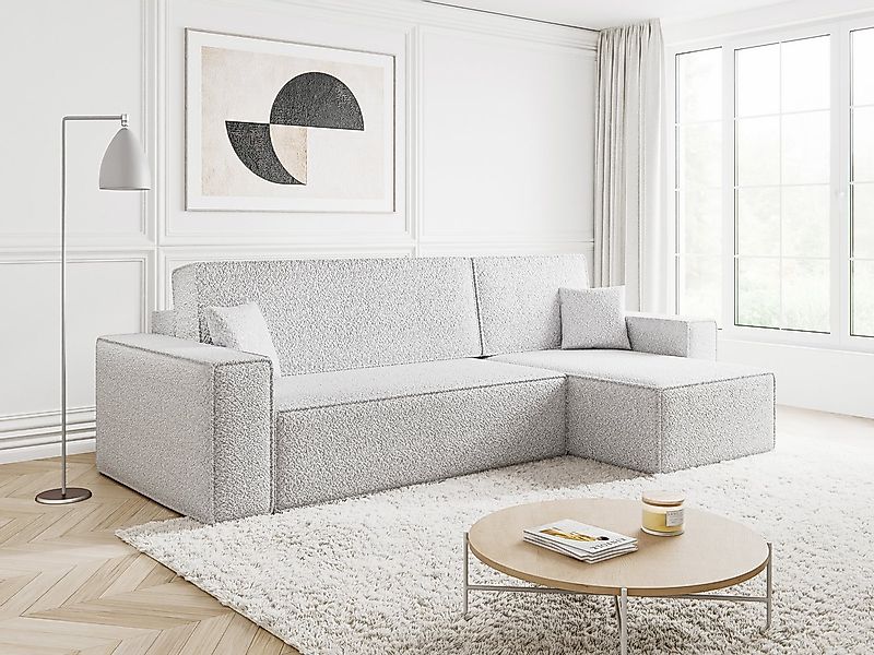 Compleo Ecksofa Schlafsofa 244 cm, L-Form, Schlaffunktion mit Bettkasten CA günstig online kaufen