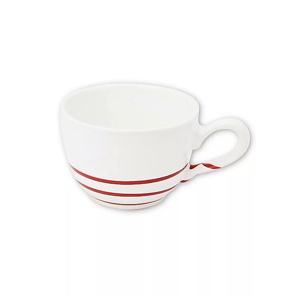 Gmundner Keramik Pur Geflammt Rot Kaffee-Obertasse glatt 0,19 L / h: 6,6 cm günstig online kaufen