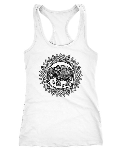 Neverless Tanktop Damen Tank-Top Elefant Mandala günstig online kaufen