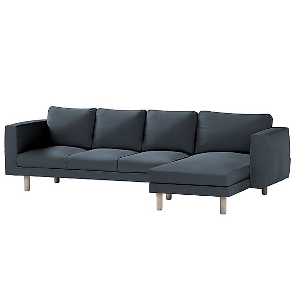 Bezug für Norsborg 4-Sitzer Sofa mit Recamiere, Dunkelblau, Norsborg Bezug günstig online kaufen