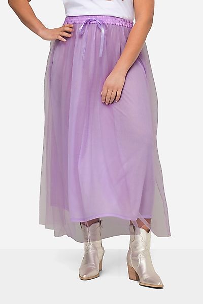 Angel of Style Midirock Midi-Meshrock A-Linie günstig online kaufen