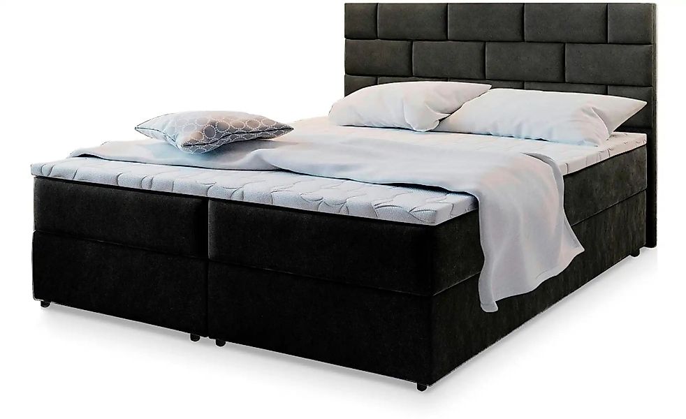 MASSENO Boxbett mit Bettkasten Kerlo ¦ schwarz ¦ Maße (cm): B: 180 H: 98 Be günstig online kaufen