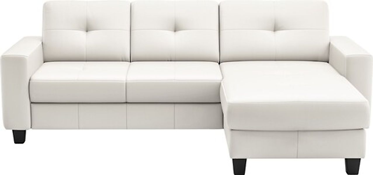 Places of Style Ecksofa »Varese«, wahlweise mit Bettfunktion und Bettkasten günstig online kaufen