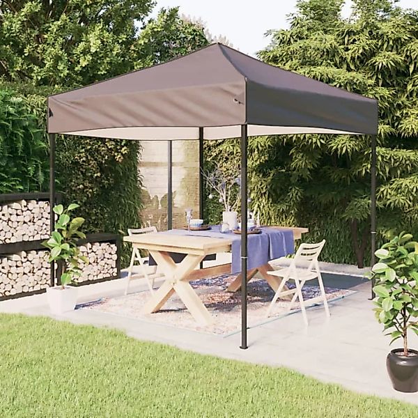 Vidaxl Partyzelt Faltbar Taupe 2x2 M günstig online kaufen