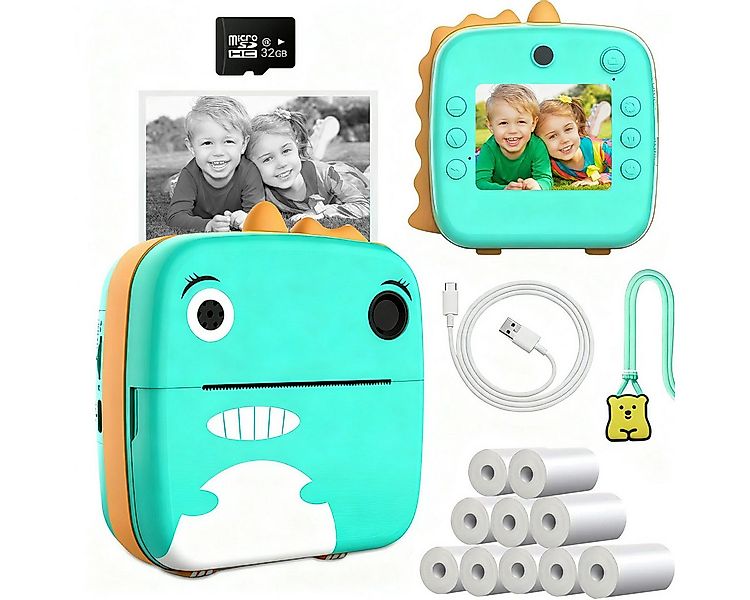 MOPUEA Spielzeug-Kamera Print Sofortbildkamera Videoaufnahme1080P HD-Kamera günstig online kaufen