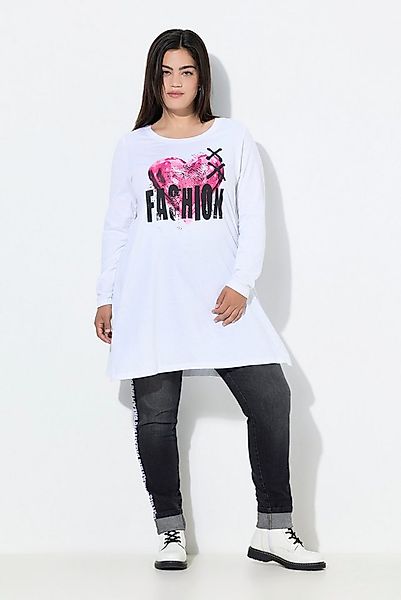 Angel of Style Longshirt T-Shirt A-Linie Herz-Motiv Langarm günstig online kaufen
