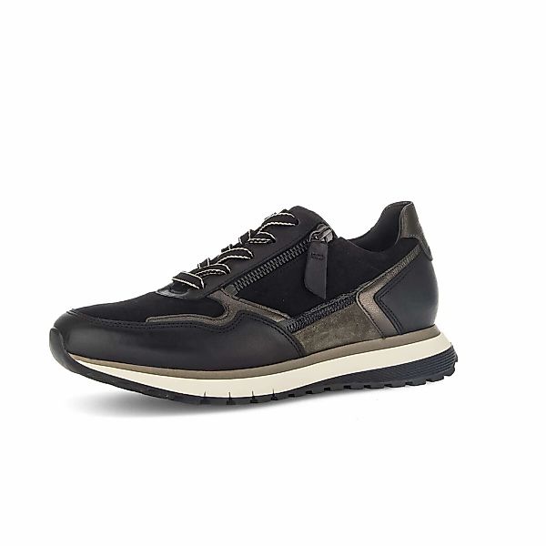 Gabor Sneaker "Sneaker low Materialmix Leder" günstig online kaufen