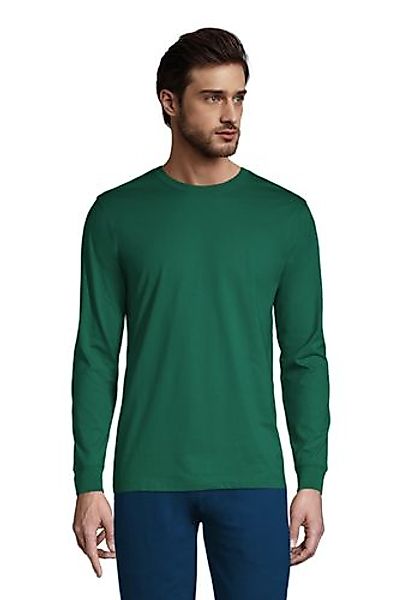 Super-T Langarm-Shirt, Classic Fit, Herren, Größe: L Normal, Grün, Jersey, günstig online kaufen