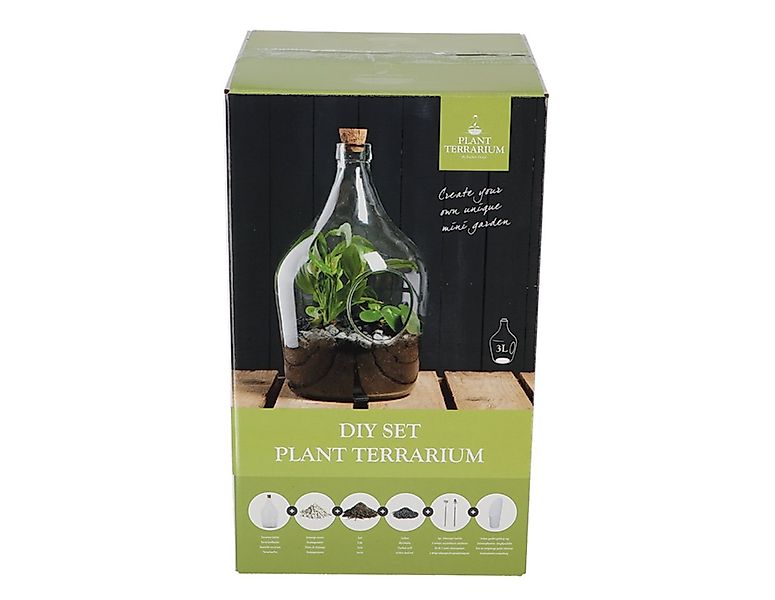 esschert design Pflanzschale AGG92, Pflanzliches Terrarium 3 Liter DIY Pfla günstig online kaufen