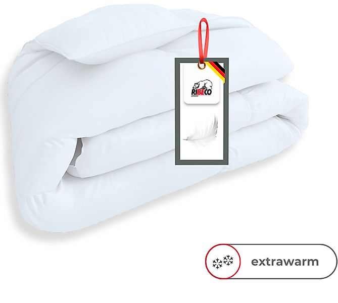 RIBECO Federbettdecke "Laram, Bettdecken für Sommer oder Winter, Made in Ge günstig online kaufen