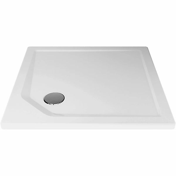 Breuer Duschwannen-Set Extraflach Classic Line Quadrat 80 cm x 80 cm Weiß günstig online kaufen