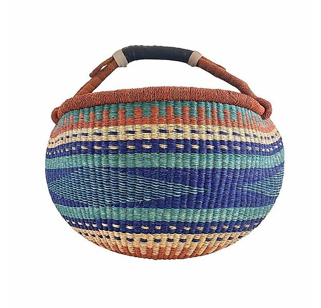 Einkaufskorb Bolga Korb - Bole - Rund, Kunstvoll geflochtene Bolga Körbe – günstig online kaufen