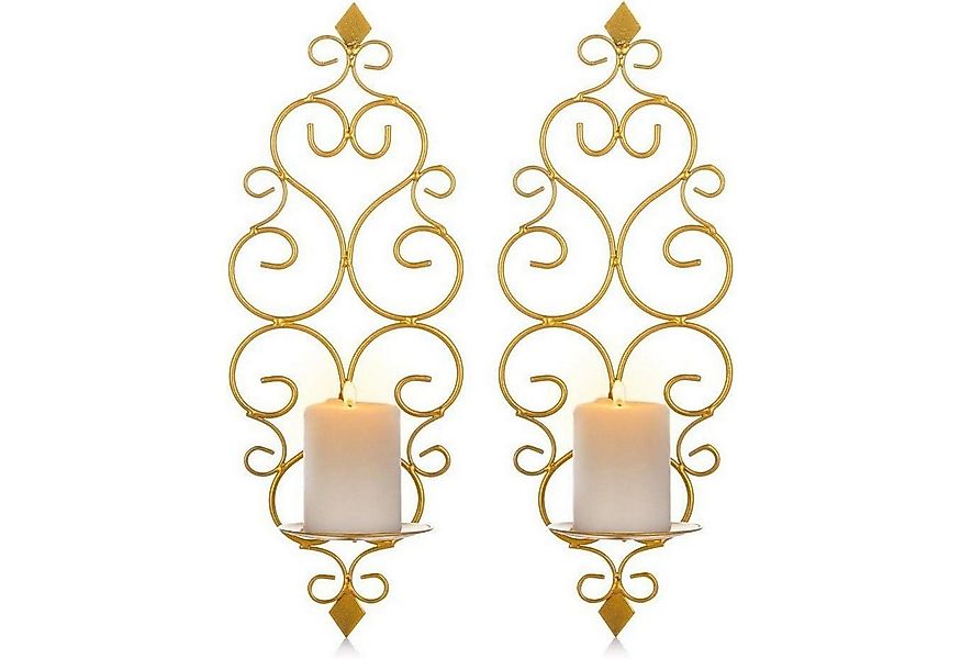 LuxusKollektion Wandkerzenhalter Wandkerzenhalter Wandleuchter Kerzenstände günstig online kaufen