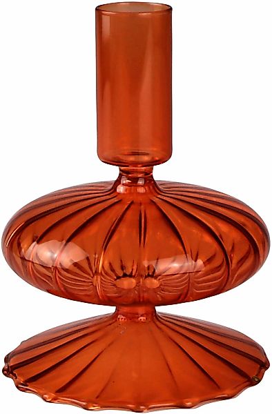 AM Design Kerzenleuchter "aus Glas" Stabkerzenhalter, Höhe ca. 10 cm günstig online kaufen
