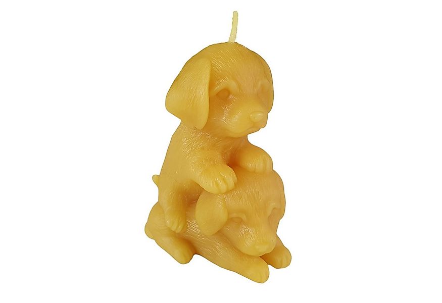 Aspinaworld Formkerze Bienenwachskerze - verspielter Hund 9 cm - Bienenwach günstig online kaufen