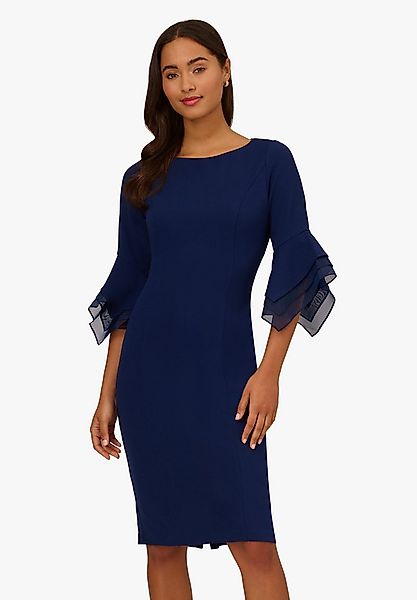 Adrianna Papell Abendkleid Knit Crepe Tiered Sleeve Dress Zeitlos, 3/4 Ärme günstig online kaufen