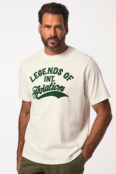 JP1880 T-Shirt T-Shirt Halbarm Flock-Print bis günstig online kaufen