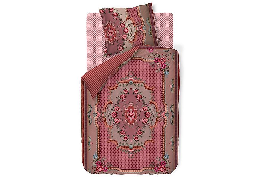 PiP Studio Bettwäsche Pip Chique Pink, Perkal, 2 teilig, Rosetten, Floral, günstig online kaufen
