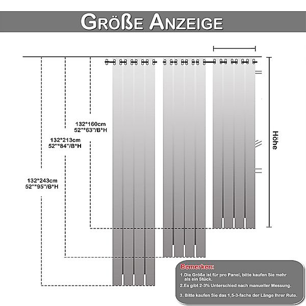 BTTO V&G Vorhang Kinderzimmer Gardinen 2 günstig online kaufen