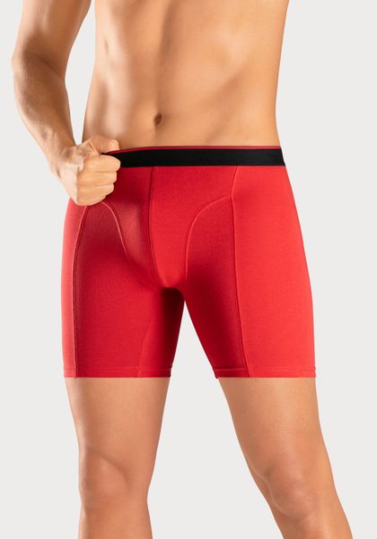 AUTHENTIC LE JOGGER Langer Boxer Packung, 5 Stk. tlg., mit zweifarbigem Web günstig online kaufen