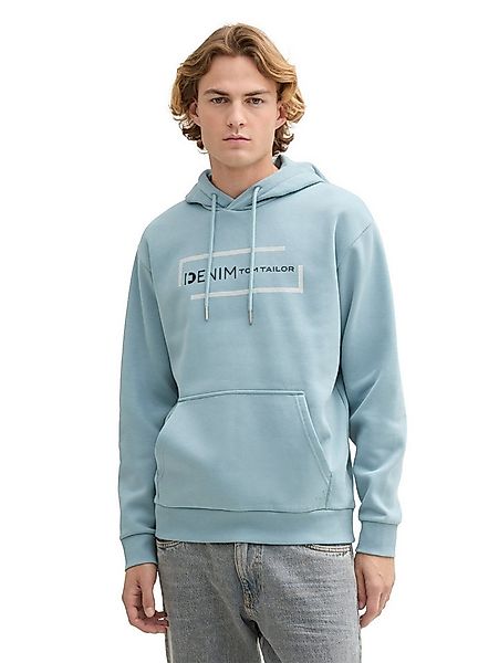 TOM TAILOR Denim Hoodie mit großem Logoprint günstig online kaufen