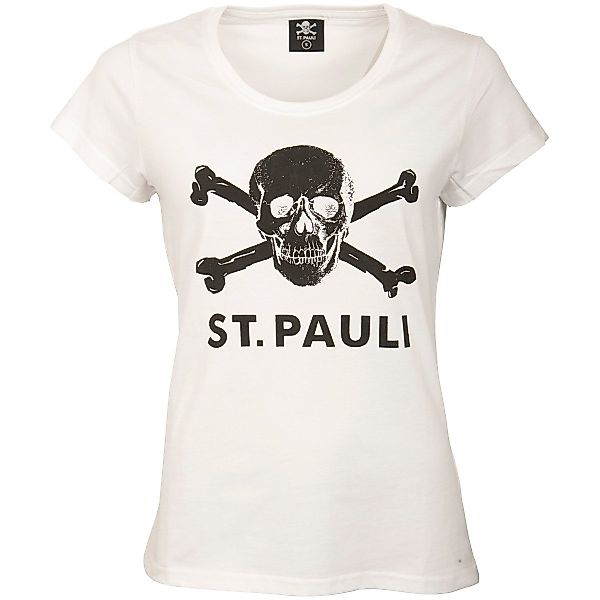 FC St. Pauli T-Shirt Totenkopf taillierter günstig online kaufen