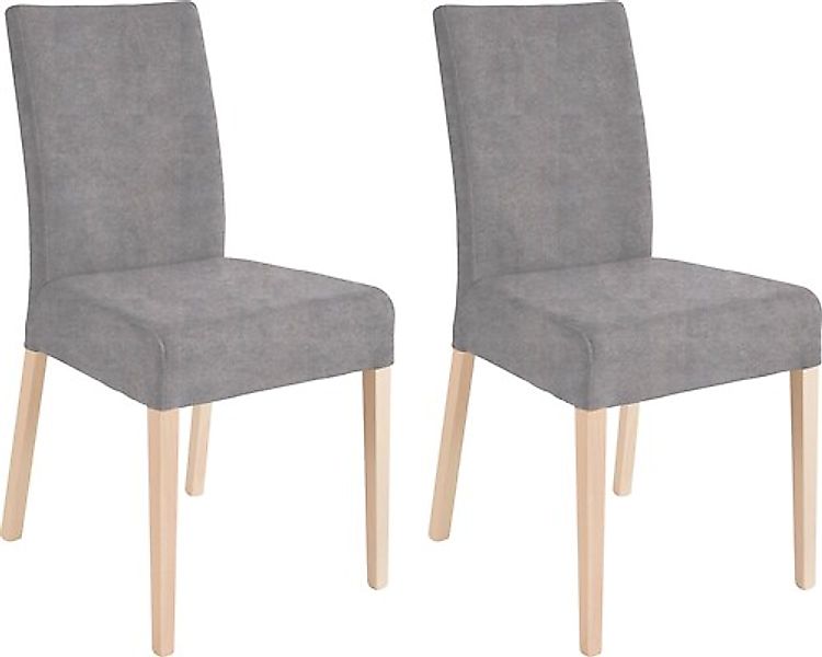 Home affaire 4-Fußstuhl »Umag« (Set) 2 Stk.Sitz und Rücken gepolstert günstig online kaufen