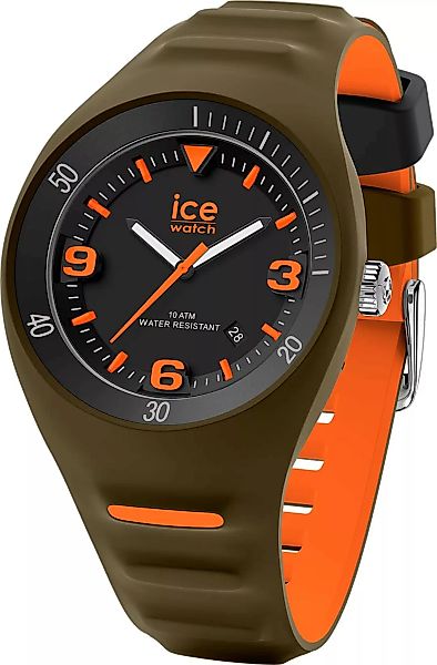 ice-watch Quarzuhr "P. Leclercq Khaki orange M, 020886" günstig online kaufen