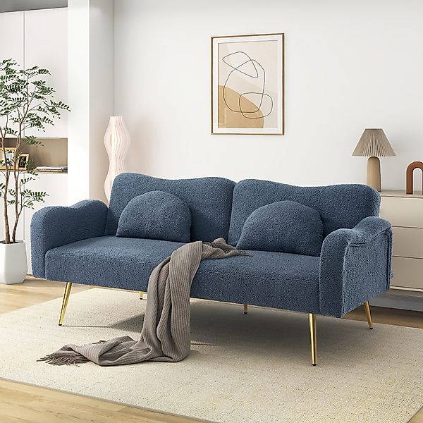 Merax Schlafsofa Bettsofa Klappsofa mit Wolkenform günstig online kaufen