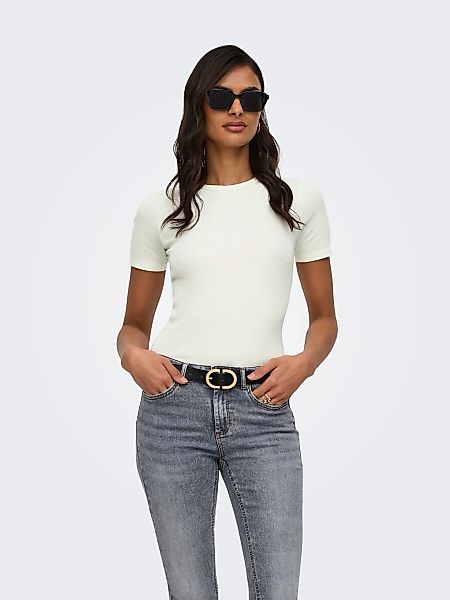 JDY Kurzarmshirt "JDYLUCKY S/S O NECK TOP JRS DIA" günstig online kaufen