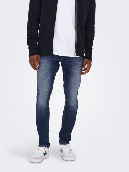 Only & Sons Herren Jeans ONSLOOM SLIM 3030 - Slim Fit - Blau - Blue Denim günstig online kaufen