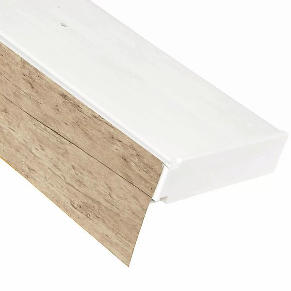 Bestlivings 330 cm Vorhangschiene mit Blende 3 Lauf Sonoma / 2 x 120 cm & 1 günstig online kaufen