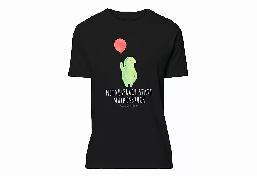 Mr. & Mrs. Panda T-Shirt Schildkröte Luftballon - Schwarz - Geschenk, Motiv günstig online kaufen