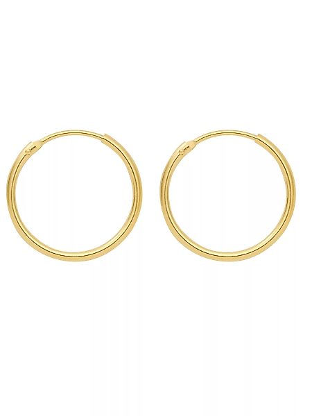 Adelia´s Paar Ohrhänger "333 Gold Ohrringe Creolen Ø 25 mm", Goldschmuck fü günstig online kaufen