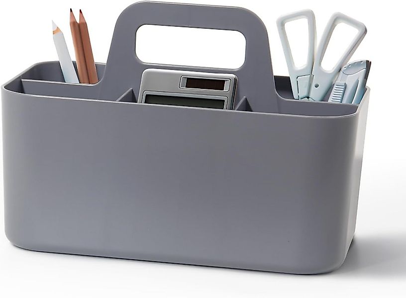 Zedelmaier Aufbewahrungskorb Korb Organizer mit Griff, Kunststoffkorb, Bast günstig online kaufen