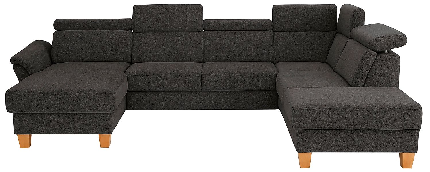Home affaire Wohnlandschaft »Conville U-Form«, Kopfteilverstellung wahlweis günstig online kaufen