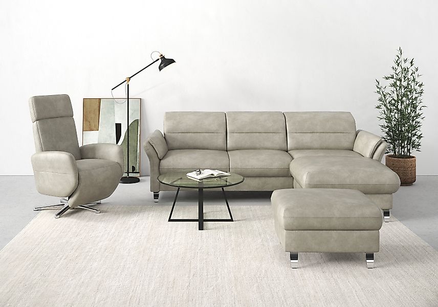 sit&more Ecksofa Grenoble L-Form mit Federkern, günstig online kaufen